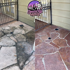 Space city washing spring flagstone cleaningsurfaceclean